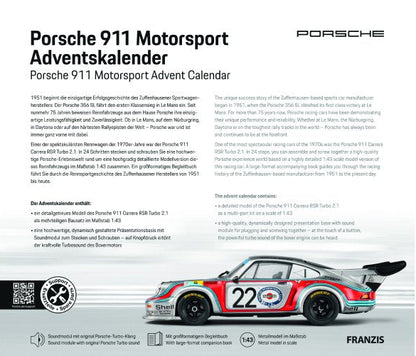 Porsche 911 Carrera RSR Turbo model detail